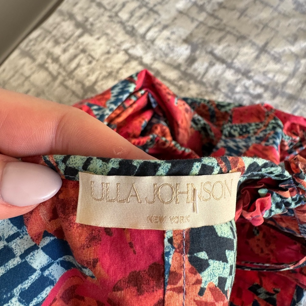 Ulla Johnson floral bubble hem dress - Picture 4 of 4